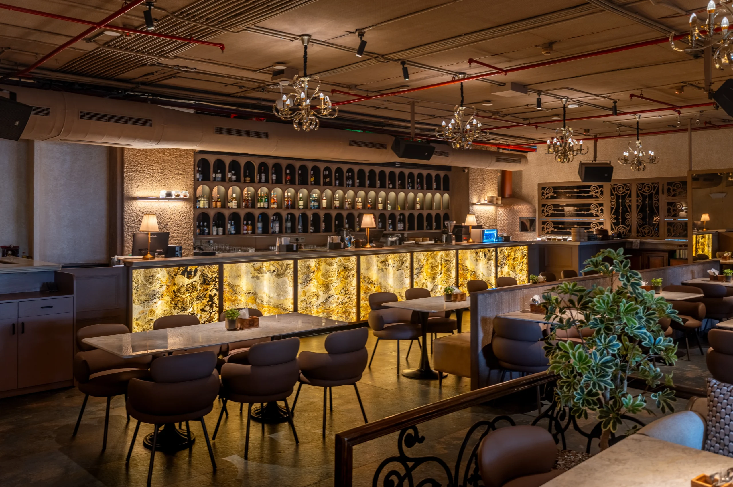 Downtown 29 is a Luxury Dining in BKC offering elegant interiors, cozy seating, and a premium ambience at Trade Centre for relaxed dining and memorable evenings.